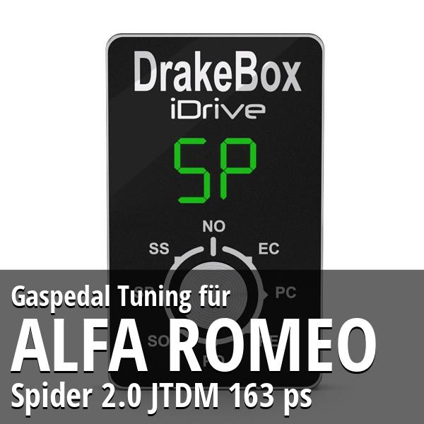 Gaspedal Tuning Alfa Romeo Spider 2.0 JTDM 163 ps