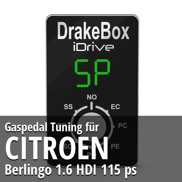 Gaspedal Tuning Citroen Berlingo 1.6 HDI 115 ps