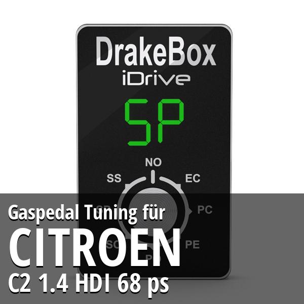 Gaspedal Tuning Citroen C2 1.4 HDI 68 ps
