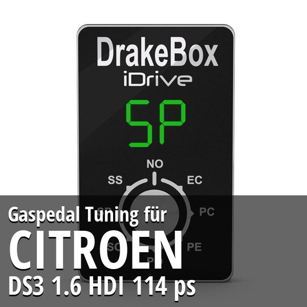 Gaspedal Tuning Citroen DS3 1.6 HDI 114 ps