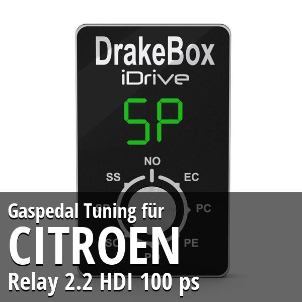 Gaspedal Tuning Citroen Relay 2.2 HDI 100 ps