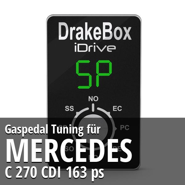 Gaspedal Tuning Mercedes C 270 CDI 163 ps