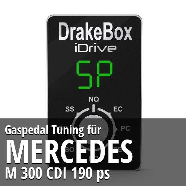 Gaspedal Tuning Mercedes M 300 CDI 190 ps