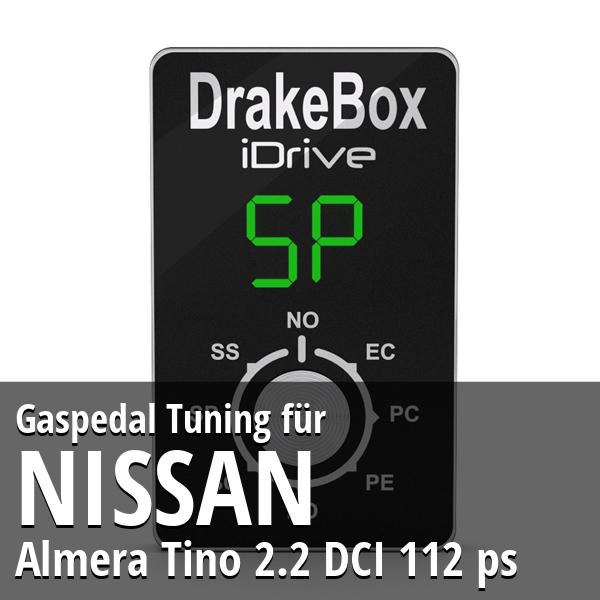 Gaspedal Tuning Nissan Almera Tino 2.2 DCI 112 ps
