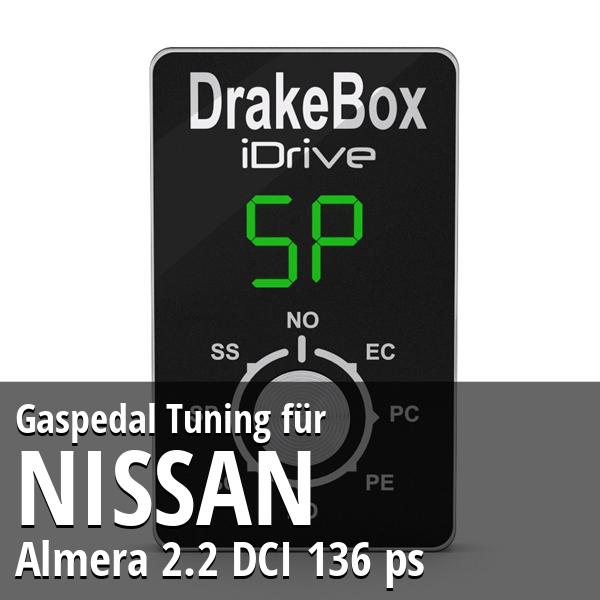 Gaspedal Tuning Nissan Almera 2.2 DCI 136 ps