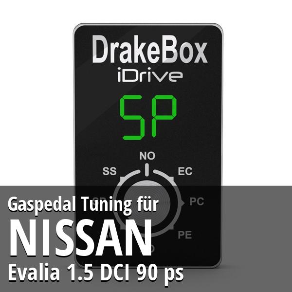 Gaspedal Tuning Nissan Evalia 1.5 DCI 90 ps