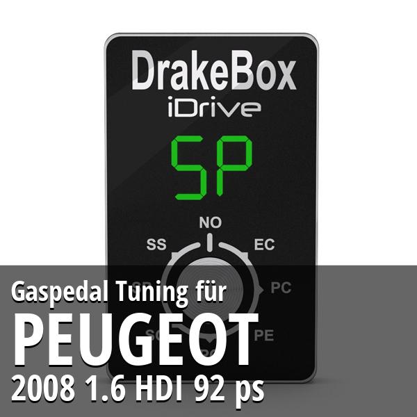 Gaspedal Tuning Peugeot 2008 1.6 HDI 92 ps