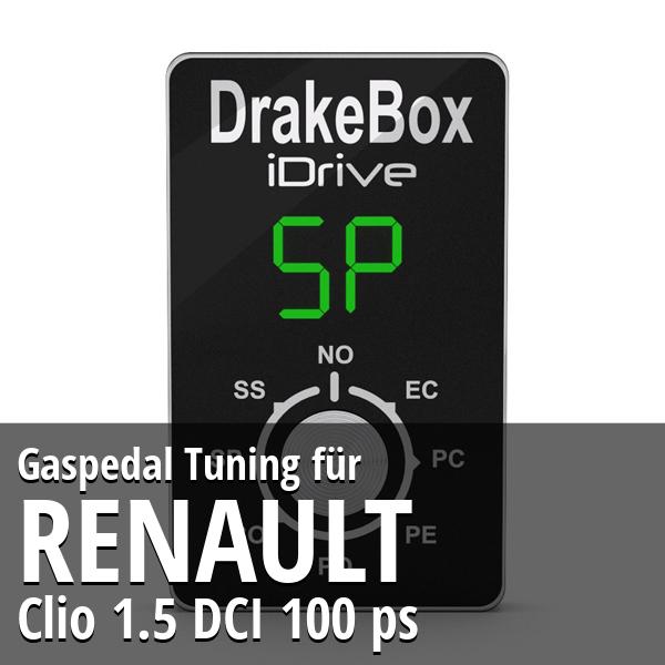 Gaspedal Tuning Renault Clio 1.5 DCI 100 ps