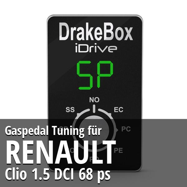 Gaspedal Tuning Renault Clio 1.5 DCI 68 ps