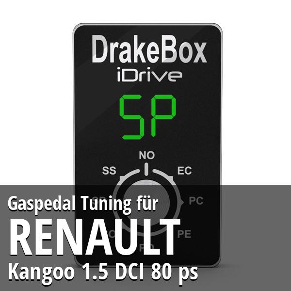 Gaspedal Tuning Renault Kangoo 1.5 DCI 80 ps