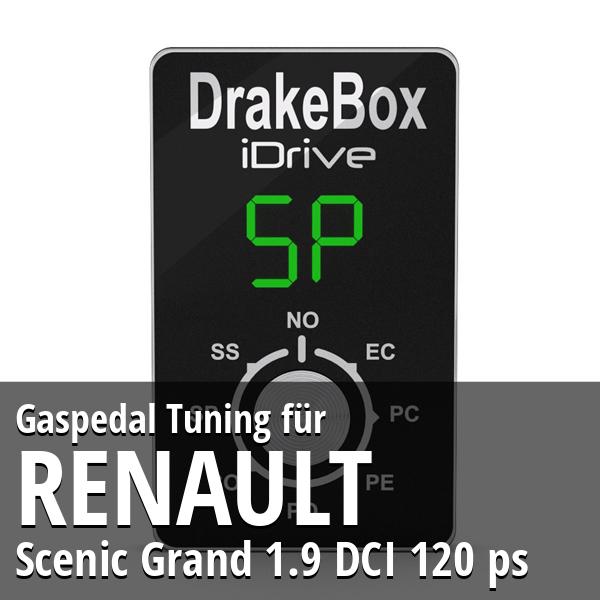 Gaspedal Tuning Renault Scenic Grand 1.9 DCI 120 ps
