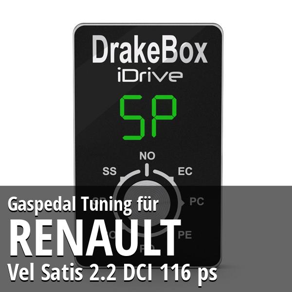Gaspedal Tuning Renault Vel Satis 2.2 DCI 116 ps