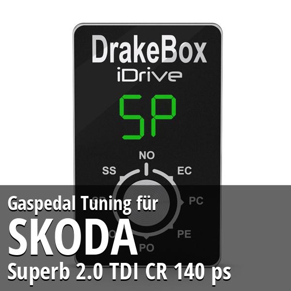 Gaspedal Tuning Skoda Superb 2.0 TDI CR 140 ps