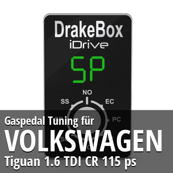 Gaspedal Tuning Volkswagen Tiguan 1.6 TDI CR 115 ps