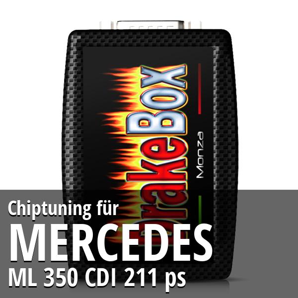 Chiptuning Mercedes ML 350 CDI 211 ps