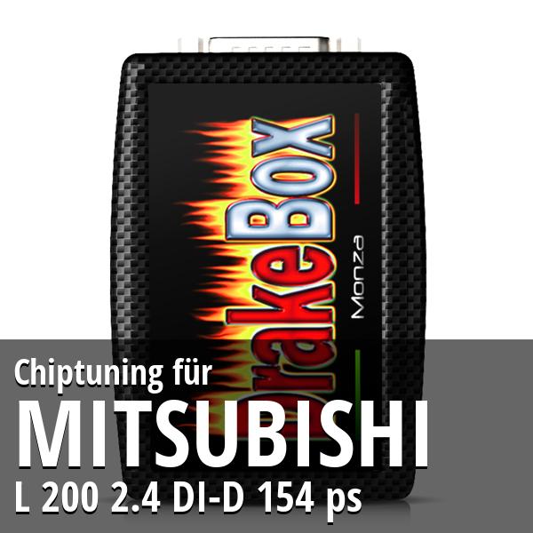 Chiptuning Mitsubishi L 200 2.4 DI-D 154 ps