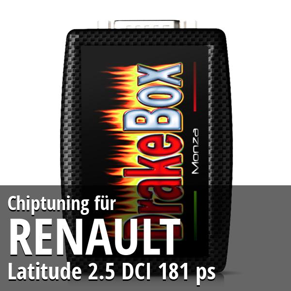 Chiptuning Renault Latitude 2.5 DCI 181 ps