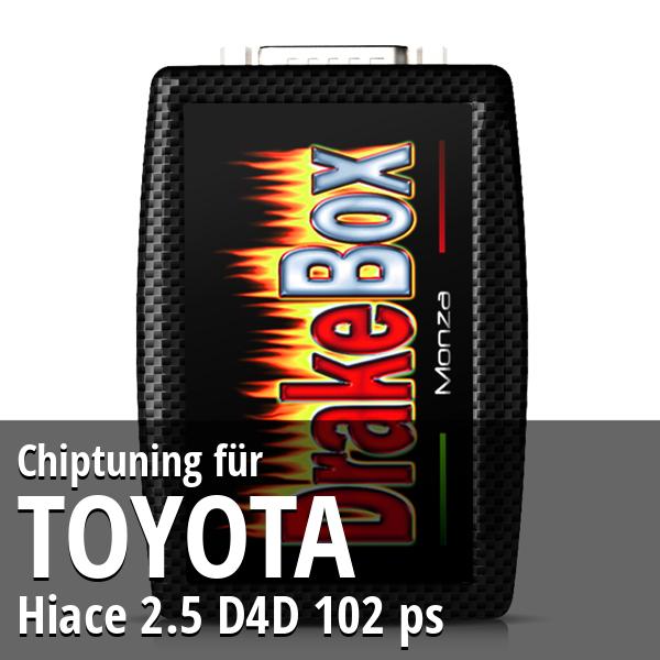 Chiptuning Toyota Hiace 2.5 D4D 102 ps
