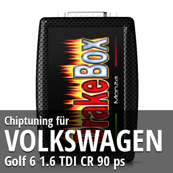 Chiptuning Volkswagen Golf 6 1.6 TDI CR 90 ps